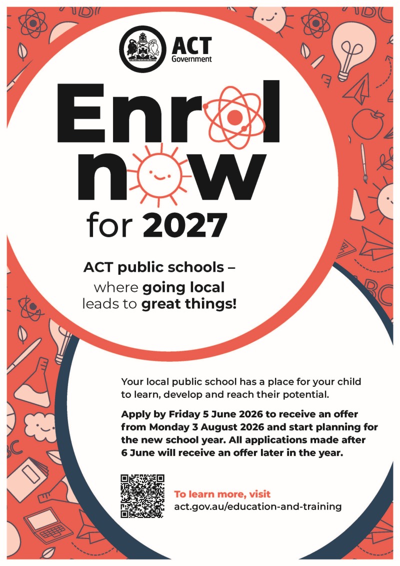 Enrol Now for 2027!